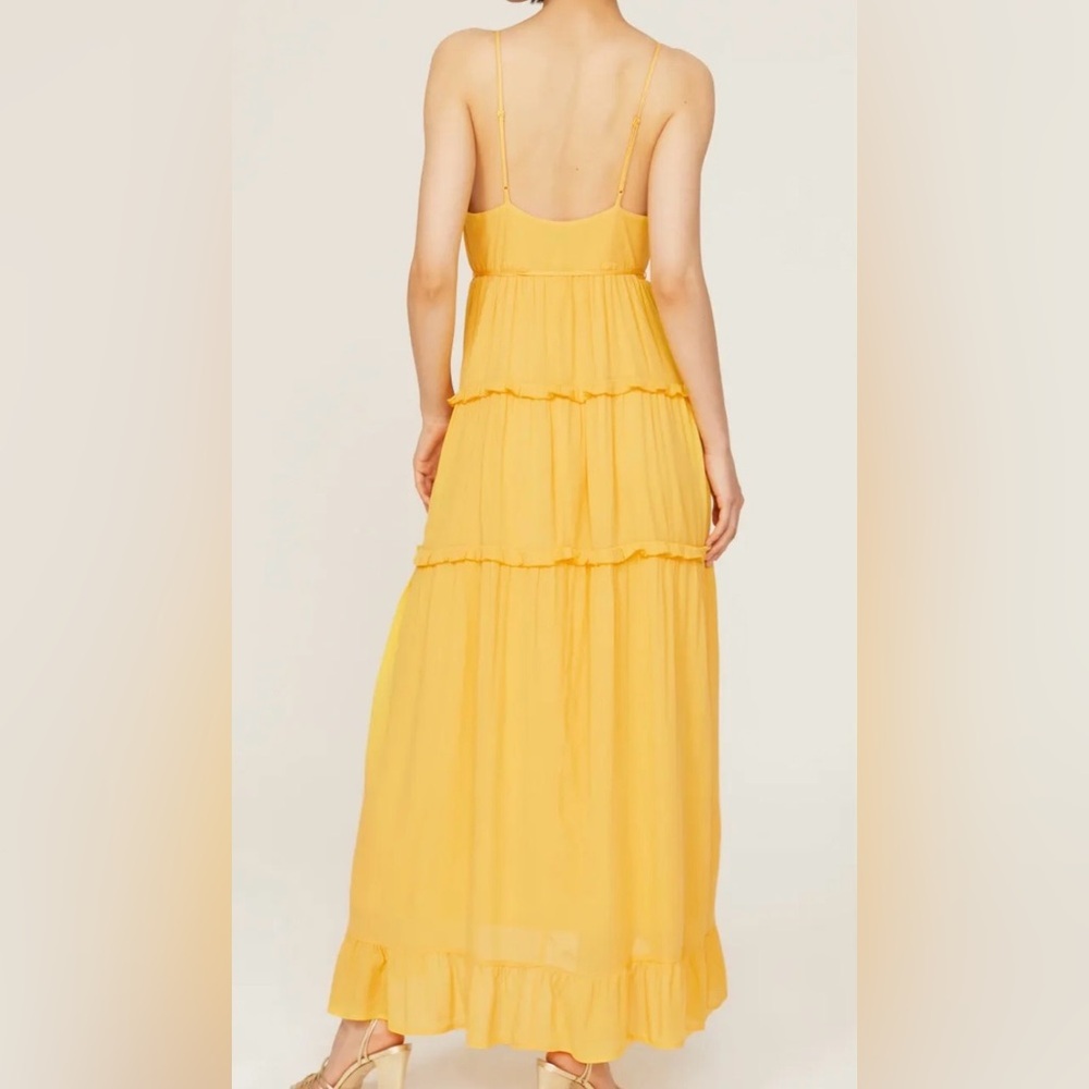 Slate & Willow Yellow Tiered Dress - Picture 10 of 11